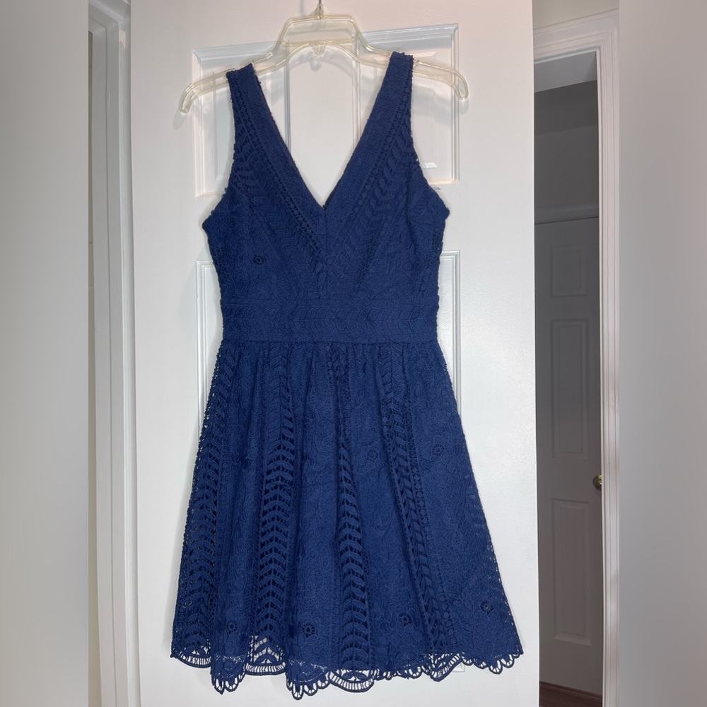 Blue Lace Dress